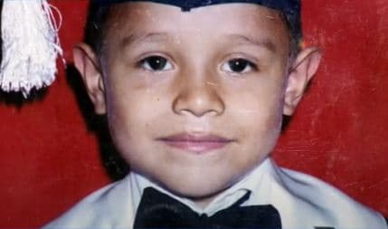From an early age, Aleman's mother, Lesbia Alfaro, says he was picking up diplomas at school for outstanding achievement, after learning to count and read the alphabet aged three. (Photo courtesy of Lesbia Alfaro)