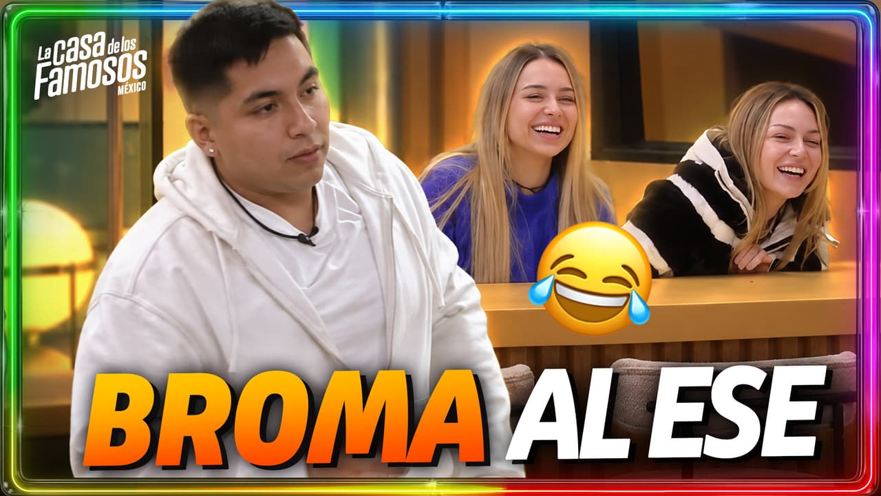 Gema y Bri esperan a Ese mientras va al baño pero PIENSAN EN HACERLE UNA BROMA