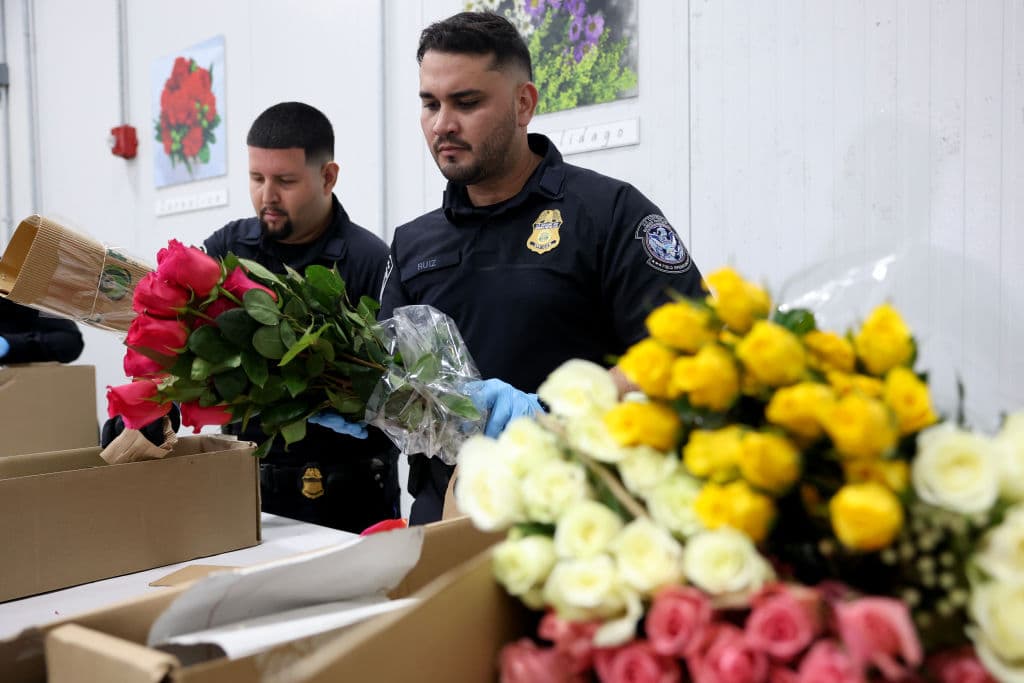 Las flores continúan siendo una de las mayores importaciones del aeropuerto, explicó el director de operaciones de Miami-Dade, Jimmy Morales.