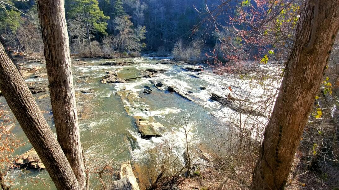 El más popular, sin duda, es el de color rojo, que te lleva por la orilla del arroyo Sweetwater. A lo largo de este sendero pasarás por puentes y verás cómo, de a poco, se van formando los rápidos.