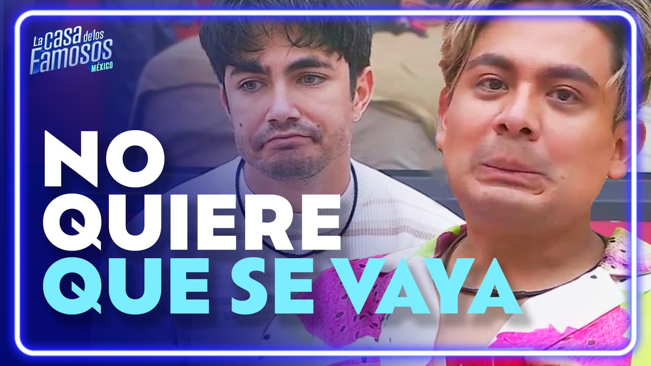 Ricardo llora porque no quiere que Sian se vaya de 'La Casa de los Famosos México'