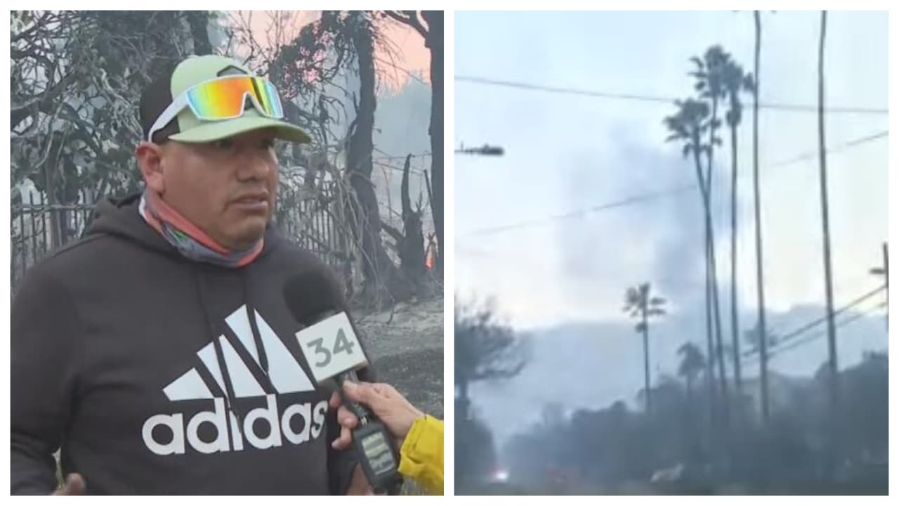 "Despertó con su cama en llamas": la pesadilla que vivió un joven mexicano en California antes de que su casa se quemara