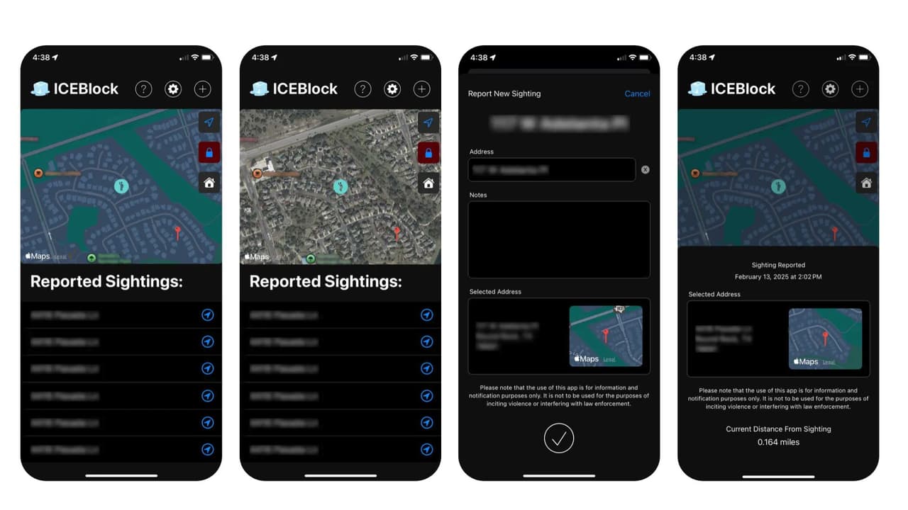 <h3 class="cms-H3-H3">¿Qué es ICEBlock y por qué ha causado tanto revuelo? </h3>
<br>ICEBlock es una aplicación que
<b> alerta a los usuarios cuando agentes <a href="https://www.univision.com/temas/ice-control-de-inmigracion-y-aduanas" target="_blank">del Servicio de Inmigración y Control de Aduanas (ICE, por sus siglas en inglés)</a> han sido vistos en un radio de cinco millas.</b> Según su creador, el objetivo es 
<b>ayudar a que personas en riesgo de deportación eviten encuentros con las autoridades migratorias</b>. Desde su lanzamiento, la app ha sido descargada más de un millón de veces y ha despertado duras críticas, especialmente por parte de funcionarios del presidente Trump. “ICEBlock es una app que 
<b>usan inmigrantes ilegales para evadir la captura</b>, poniendo en peligro la vida de nuestros oficiales”, dijo un vocero del DOJ a 
<i>Newsweek</i>. “Este departamento 
<b>no tolerará amenazas contra la ley ni quienes la hacen cumplir</b>”.