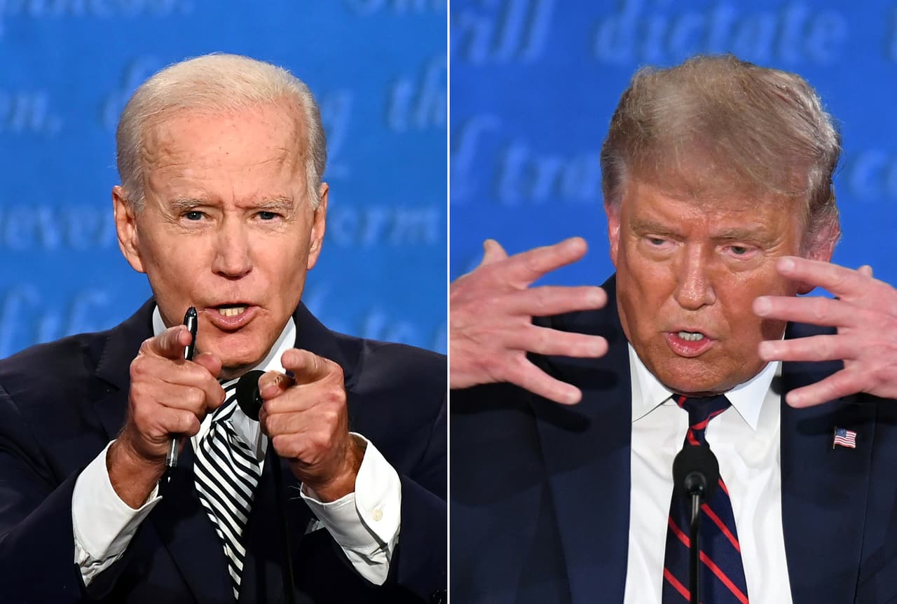 Mientras era interrumpido constantemente por Trump, Biden defendió el Obamacare y prometió que Estados Unidos regresaría al Tratado de París contra el cambio climático del que el gobierno republicano sacó al país.