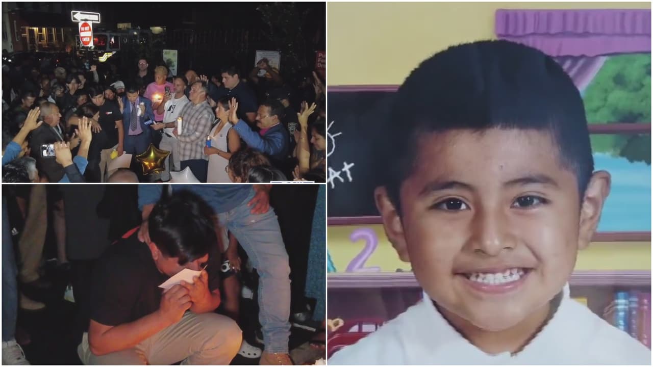 La noche de este viernes se dieron cita familiares, miembros de la comunidad y autoridades para rendirle homenaje a Jonathan Martínez, el niño de 5 años que 
<a href="https://www.univision.com/local/nueva-york-wxtv/padre-jonathan-martinez-nino-atropellado-queens-intencional" target="_blank">murió atropellado en Queens</a> el pasado 1 de septiembre.