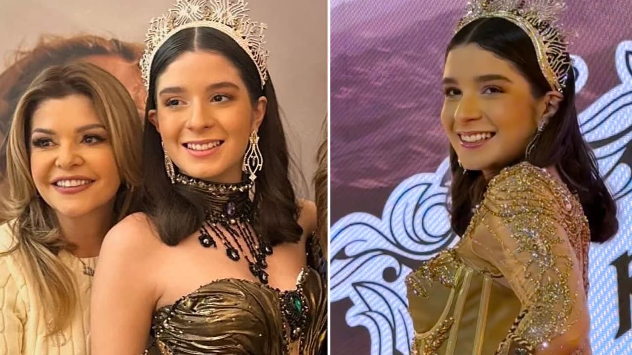 Hija de Itatí Cantoral debuta como modelo luciendo espectaculares vestidos de quinceañera