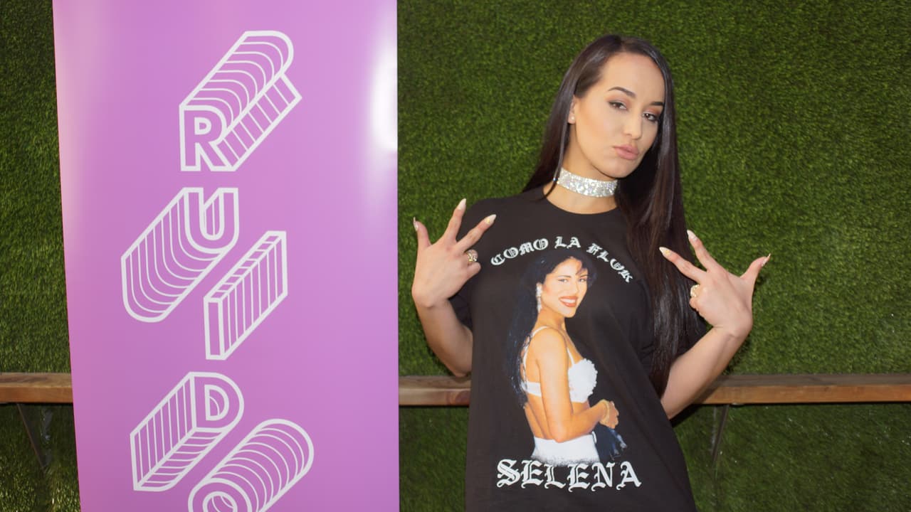Victoria "La Mala" Ortiz posó para Uforia Music después del panel.