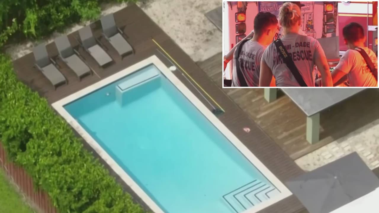 Su cuerpo fue hallado flotando: investigan caso de niña que se ahogó en una piscina en Miami-Dade