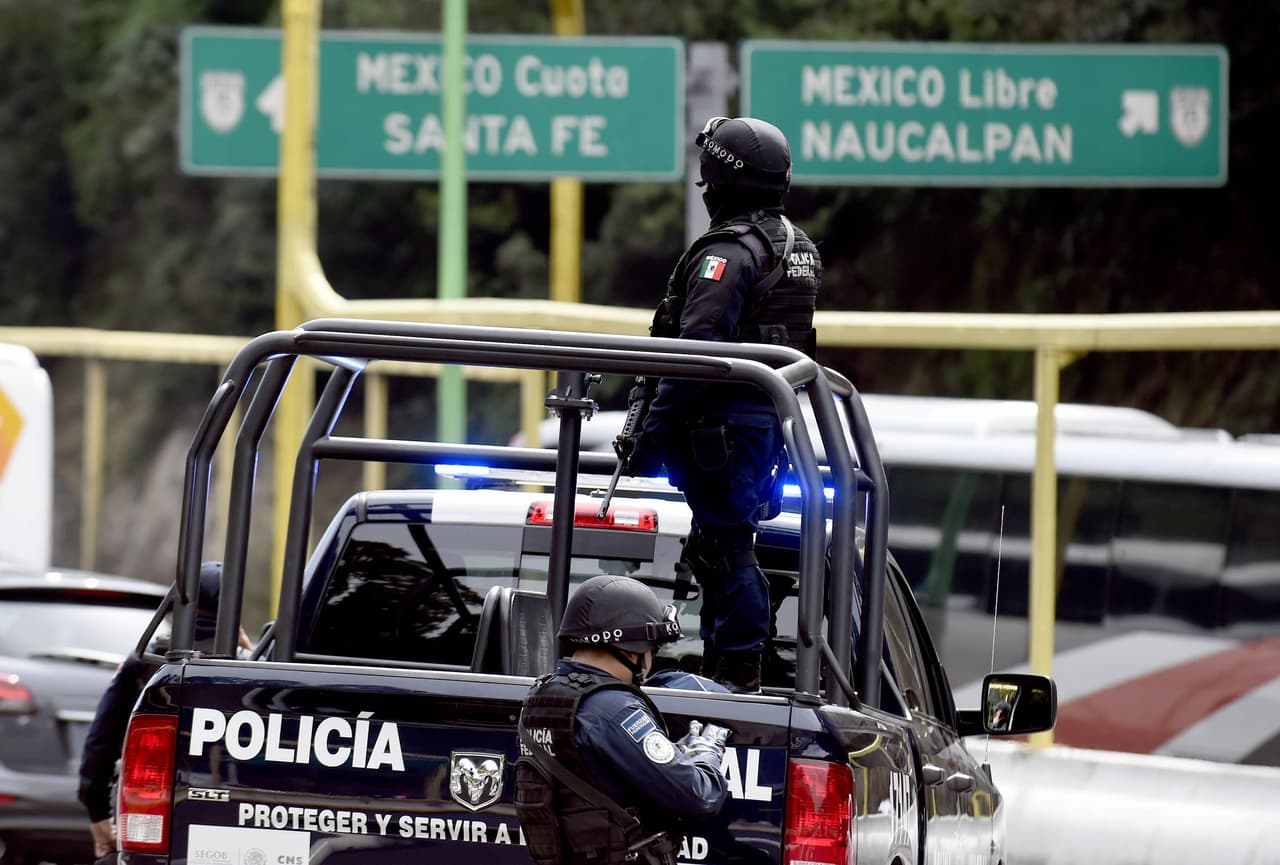Policías Federales en la Ciudad de México. (Imagen de Archivo).