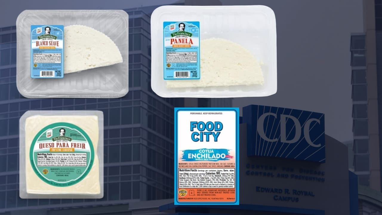 La CDC y FDA sugieren que si tienen algún producto como el queso tipo panela, queso blanco suave, queso para freír o enchilado lo retiré de su refrigerador, ya que también son parte de la lista de productos que sacaron de los mercados.