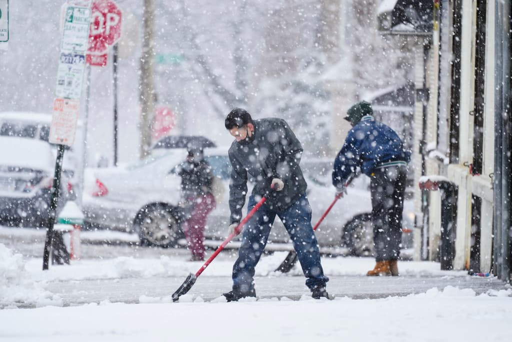 ¿Cuánta nieve caerá este viernes y el lunes en el área de Filadelfia? Esto es lo que se espera