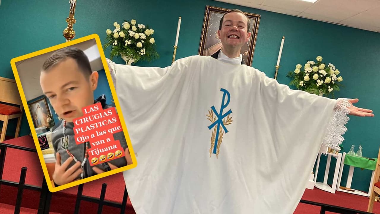 Sacerdote se vuelve viral en TikTok, tras atacar a las mujeres que se hacen cirugías estéticas en Tijuana