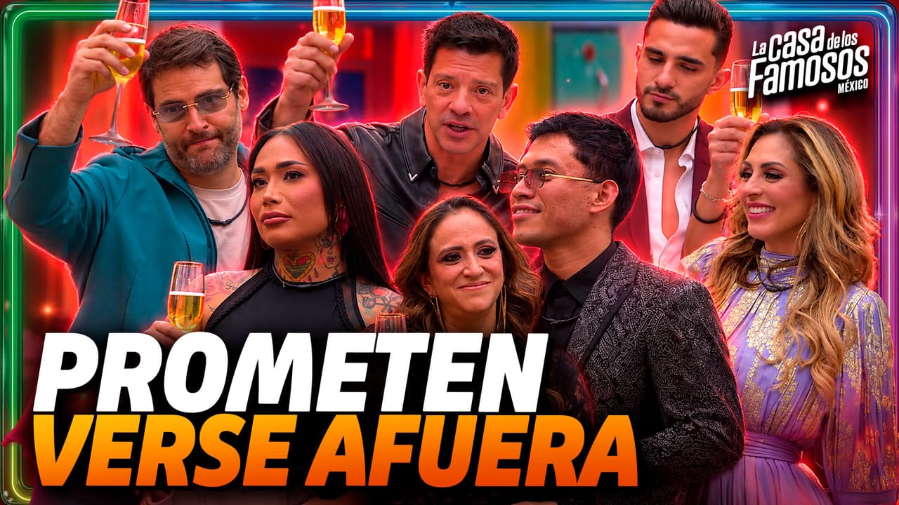 Los FINALISTAS brindan con sus visitas por la familia adoptada que encontraron en La Casa