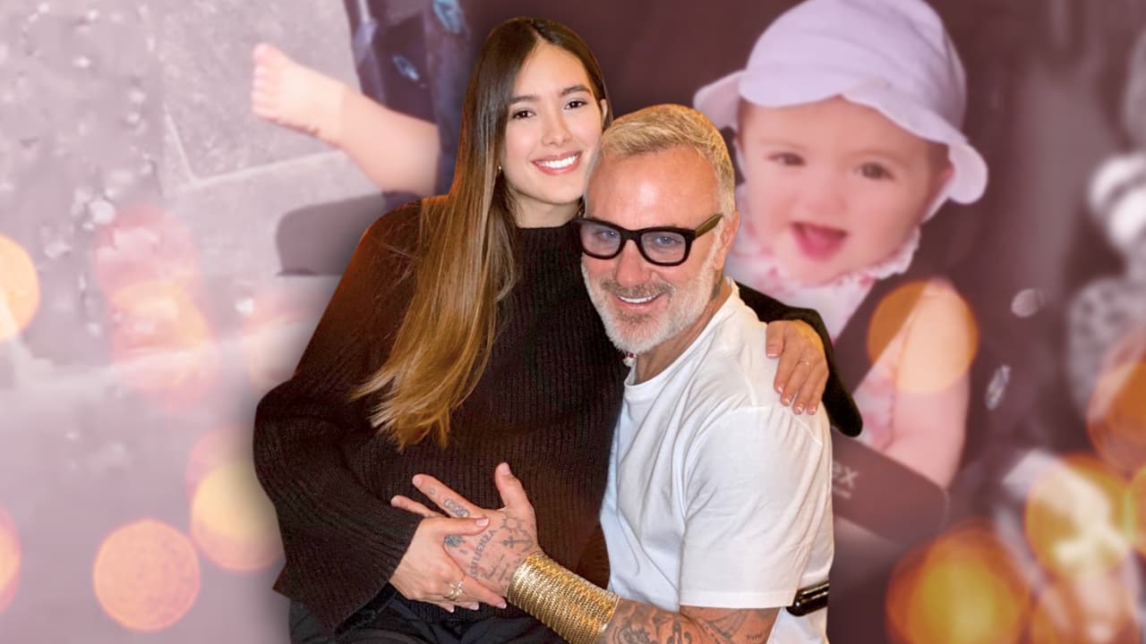 Enseñando piernita con estilo, la bebé de Sharon Fonseca y Gianluca Vacchi pasea por Roma