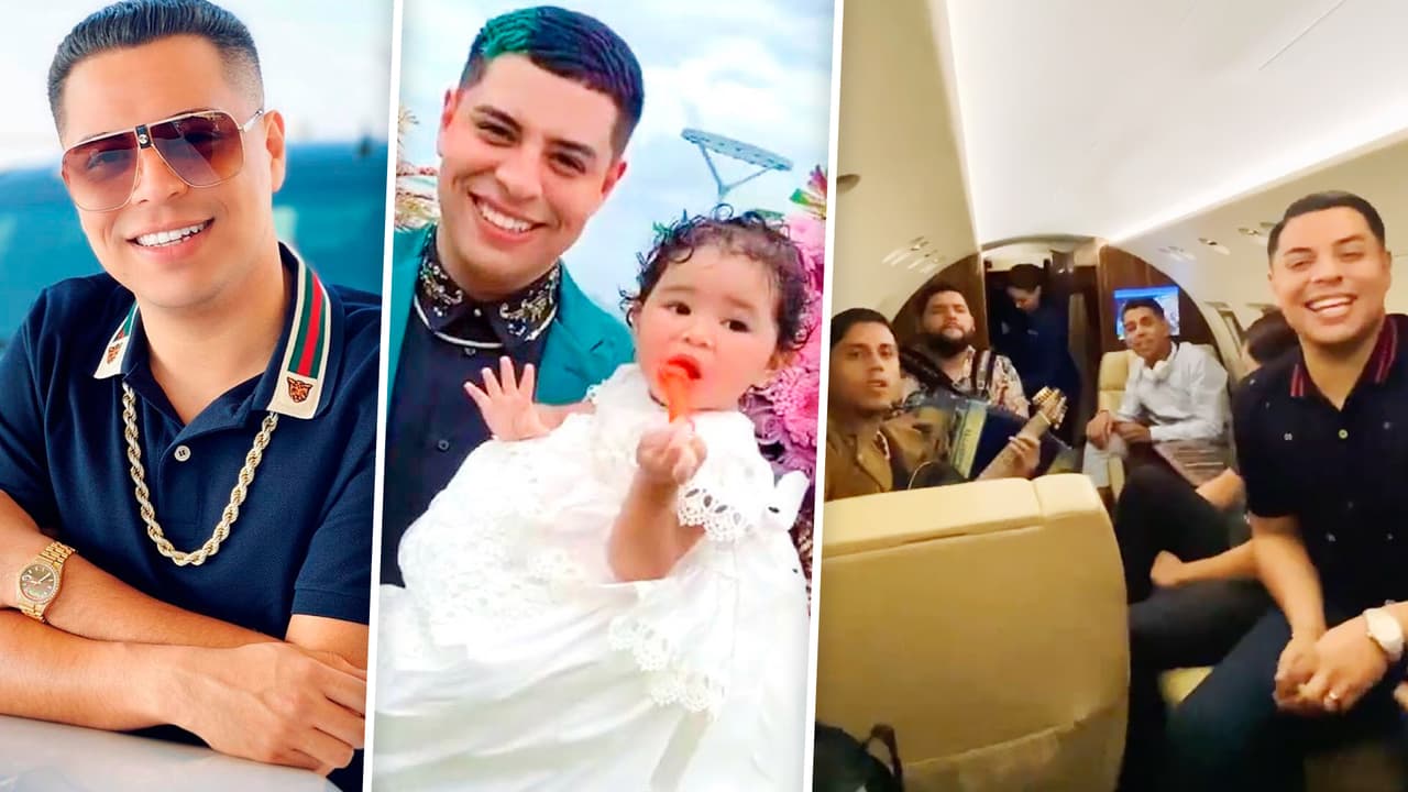 La excéntrica vida de Eduin Caz: avión privado, autos de lujo y millones para consentir a su hija