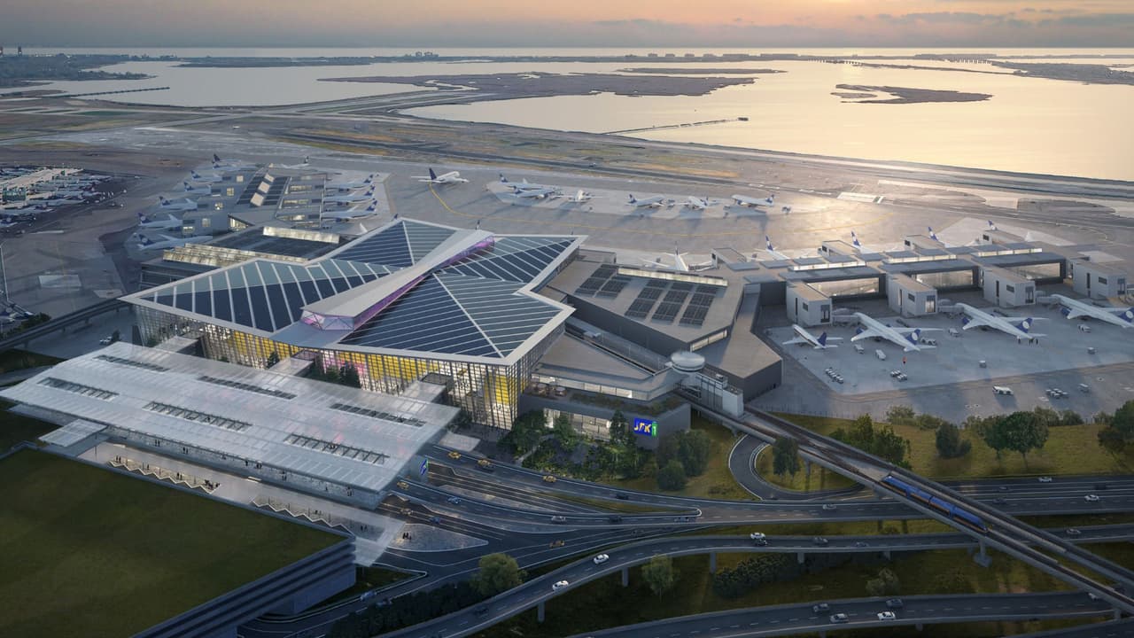La Autoridad Portuaria de Nueva York y Nueva Jersey y el consorcio que realiza la nueva terminal del aeropuerto John F. Kennedy
<b> presentaron detalles de lo que será la llamada “Terminal One”</b>.
<br>