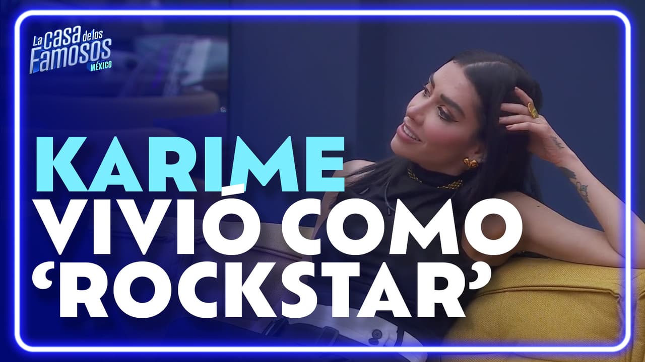 Karime cuenta los excesos que vivió en un famoso reality: “un día desmayé a un camarógrafo”
