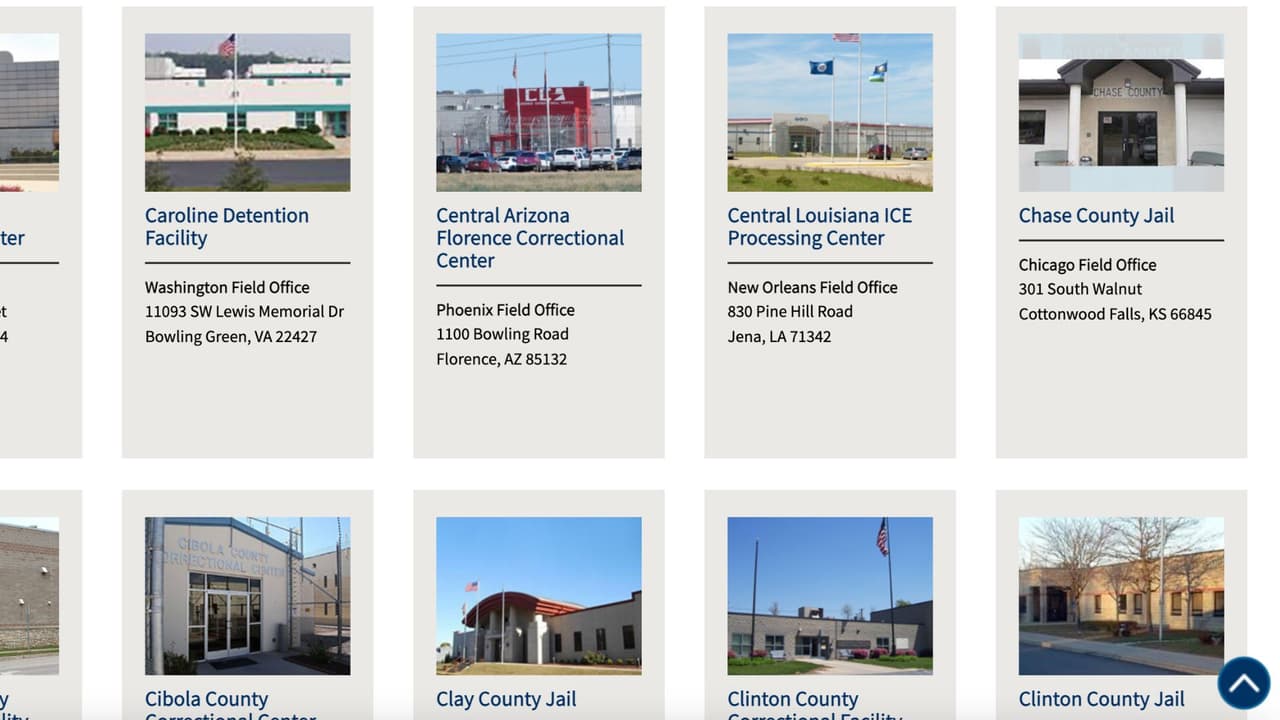 Si ya sabes dónde está la persona, pero no la encuentras en el sistema, puedes llamar directamente al centro de detención. 
<a href="https://www.ice.gov/detention-facilities" target="_blank">Entra a este link para ver los lugares</a>. Haz clic en la correspondiente y vas a poder encontrar el teléfono.