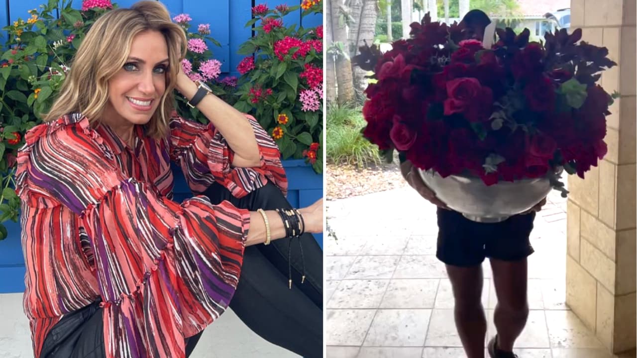 A Lili Estefan le regalan un 'ramo buchón' y fans le preguntan quién fue el generoso galán