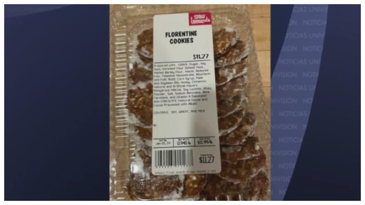 Retiran galleta tras muerte de una mujer que murió después de consumirla
