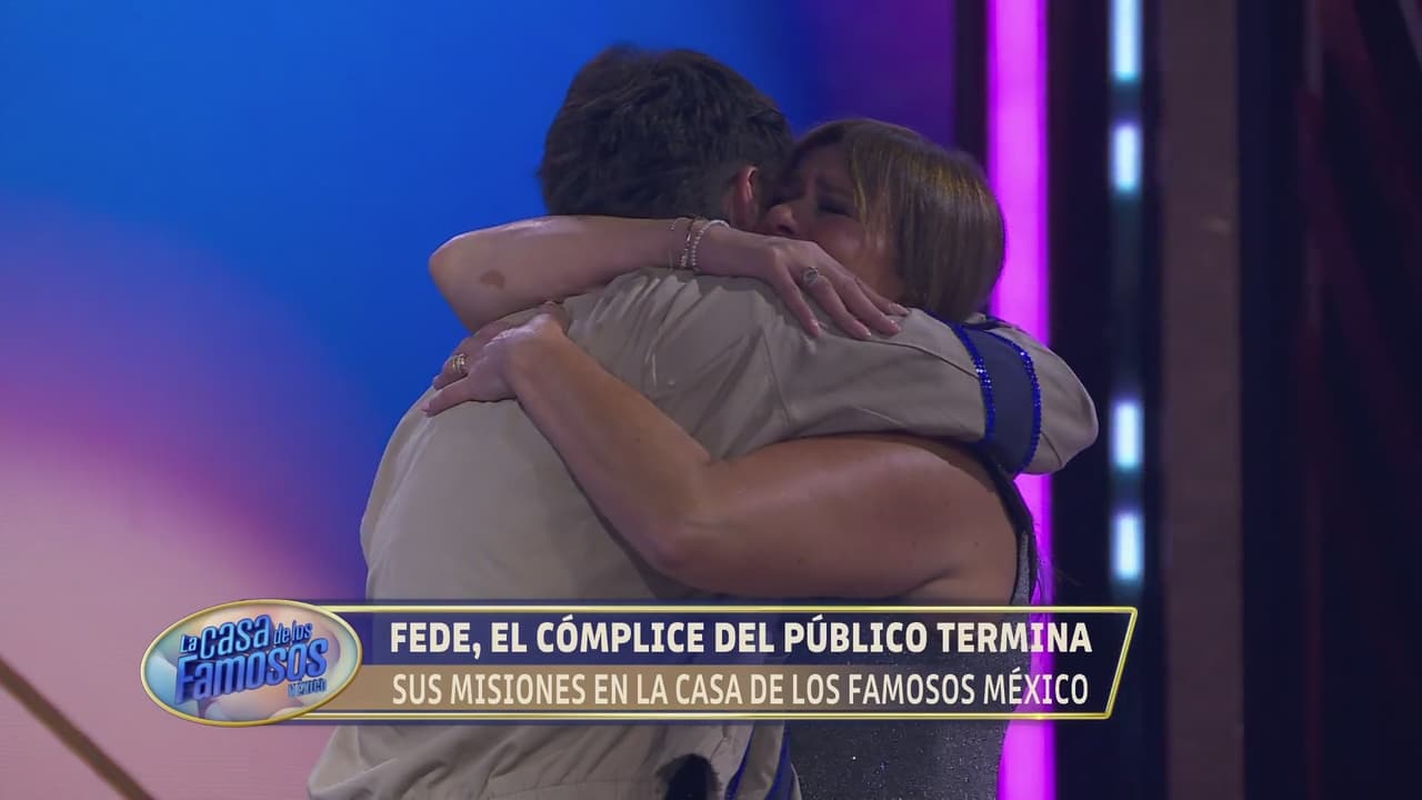 Fede Vigevani llora al ver a su mamá al salir de La Casa de Los Famosos México 2026