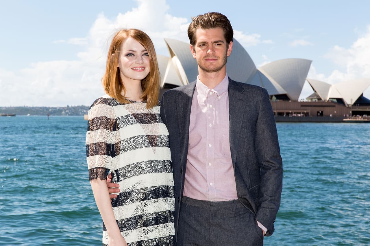 Andrew Garfield y Emma Stone.
