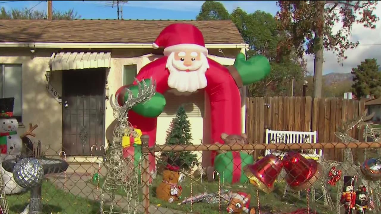 Advierten sobre un inusual aumento en el robo de decoraciones navideñas en Los Ángeles
