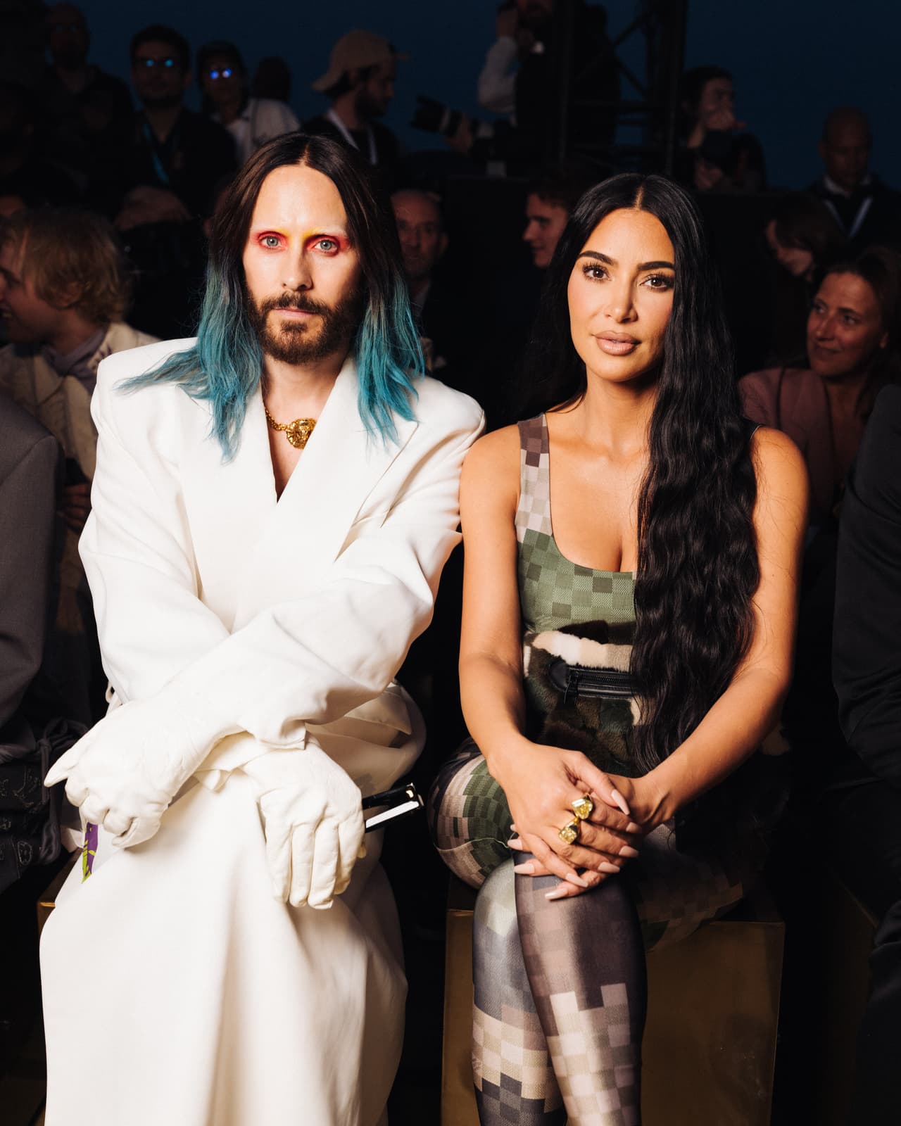 Jared Leto y Kim Kardashian también aparecieron dentro de esta constelación de estrellas invitadas para conocer la nueva colección.