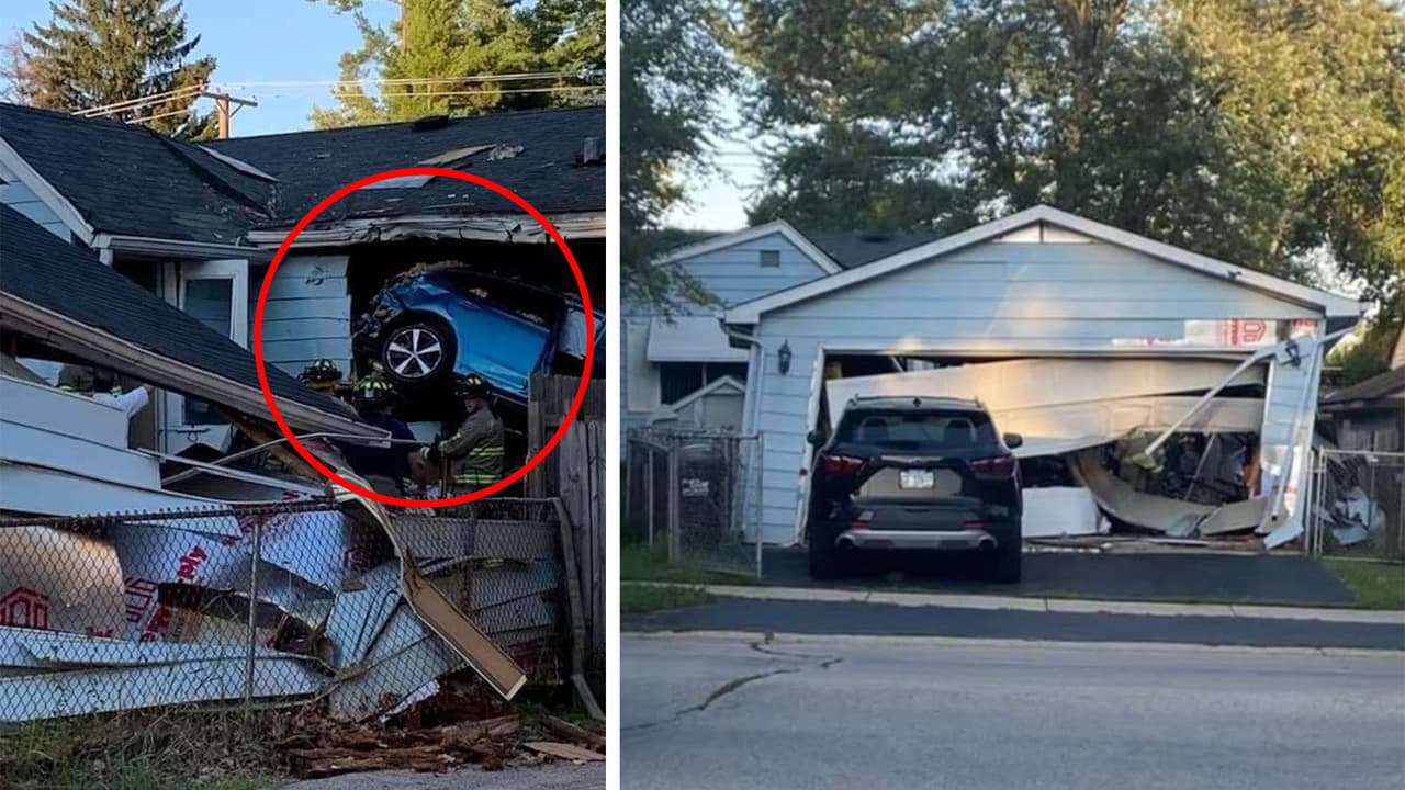 Camioneta se estrella con el segundo piso de una casa: hay dos heridos graves