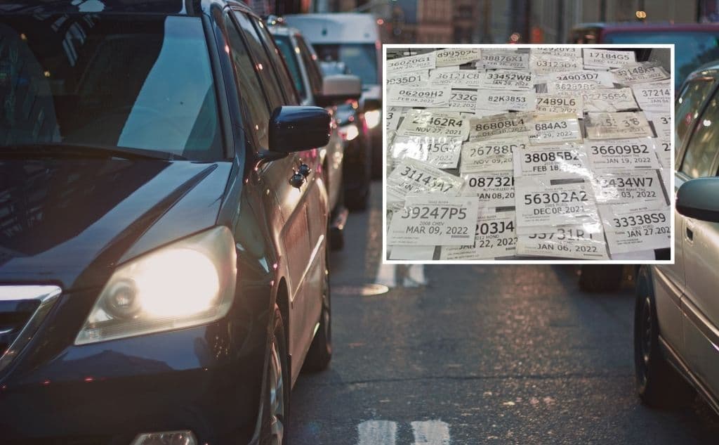 Detienen un auto con placas falsas de papel en Dallas que había sido robado en Houston