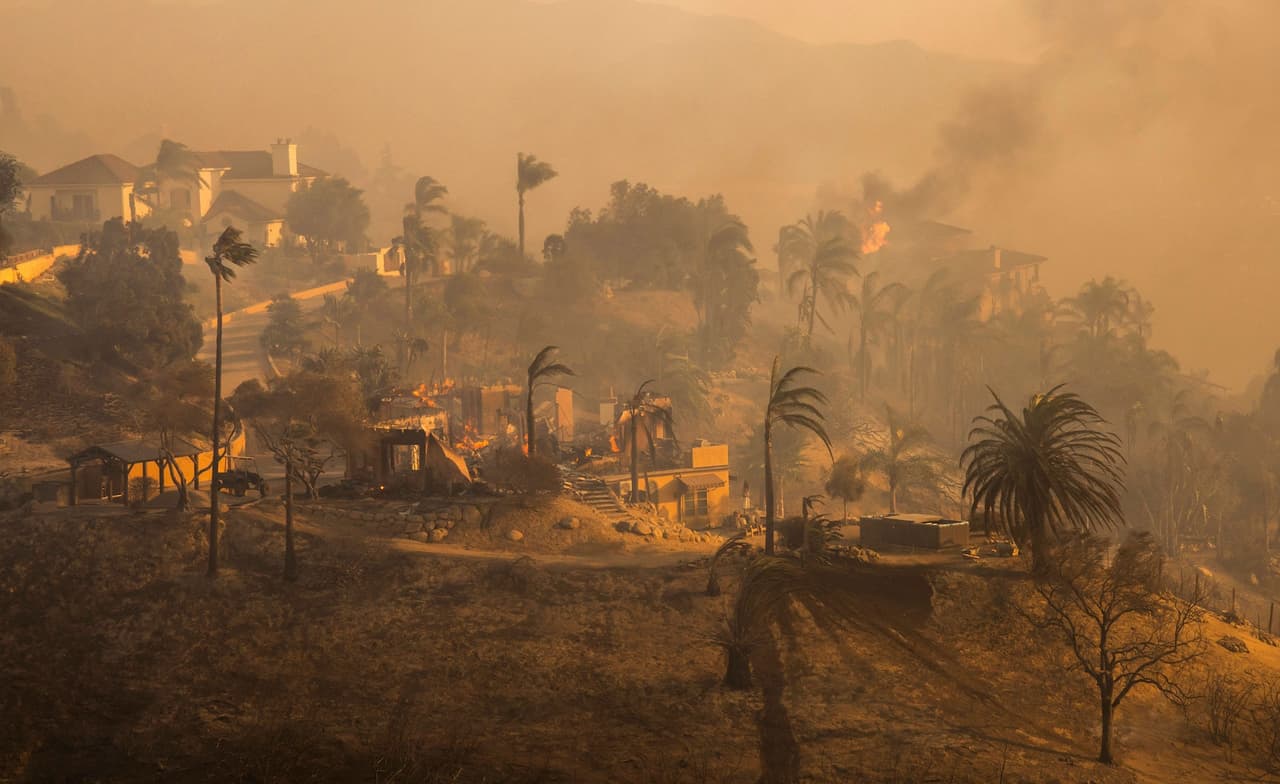 La zona afectada, al este de Ventura, recibirá ayuda federal tras la solicitud de Newsom. El incendio ya cubre más de 16 millas cuadradas y continúa expandiéndose rápidamente.