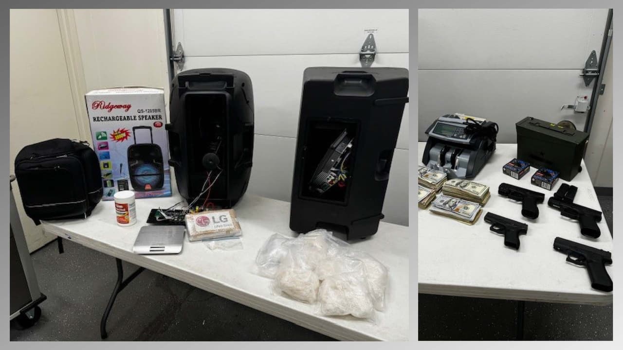 Las autoridades lograron interceptar tres de al menos 12 envíos y lograron confiscar armas y dinero en efectivo.