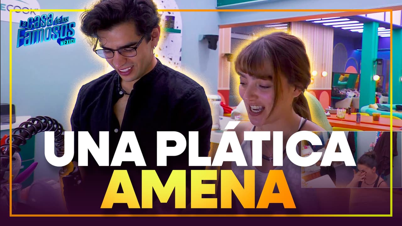 Elaine y Aarón platicaron de TODO y NADA mientras se ayudaban con los trastes