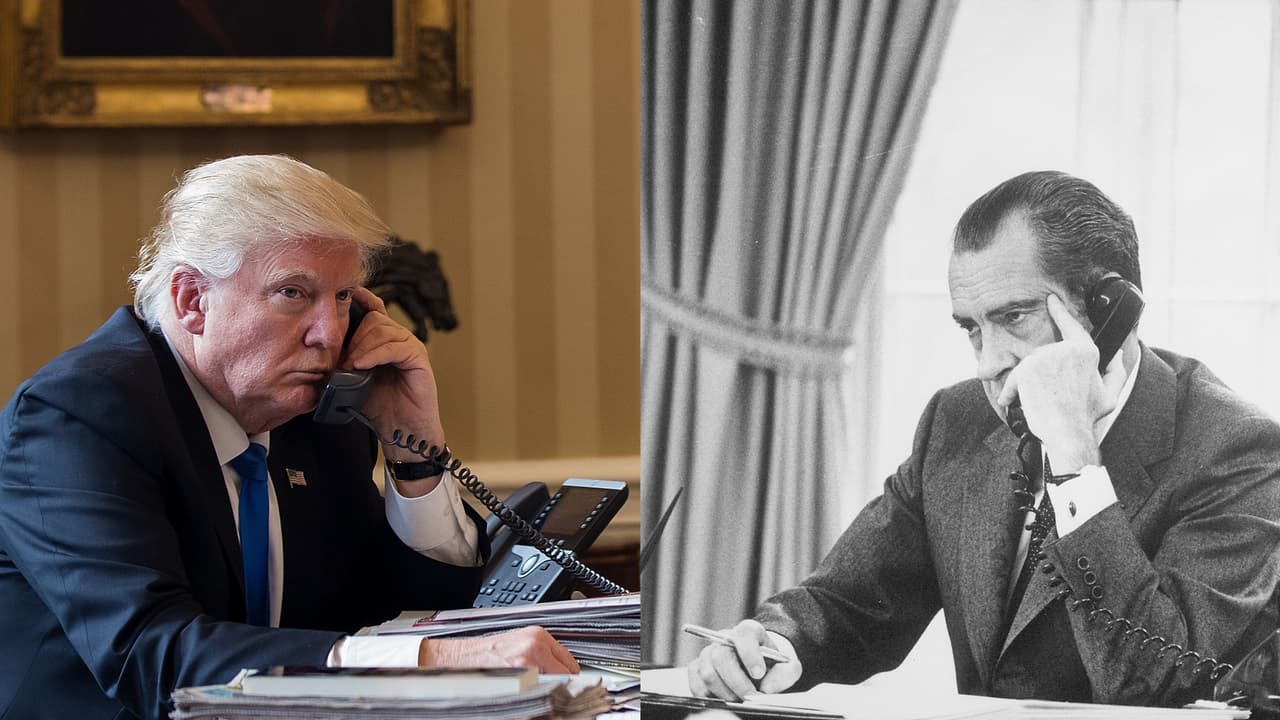 ¿Está grabando Trump secretamente sus reuniones en la Casa Blanca como hizo Nixon durante el Watergate?