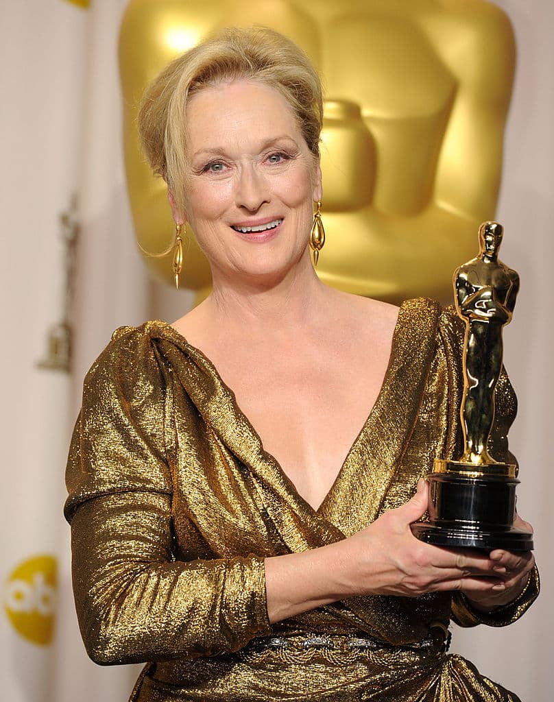 Cabe recordar que ella ganó la categoría de Mejor actriz por su trabajo en 'The Iron Lady' (en la 84 edición de los Academy Awards celebrada el 26 de febrero de 2012).