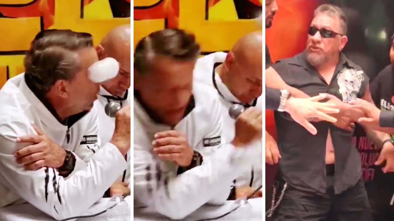 En el 2019, Carlos Trejo golpeó con una botella de plástico a Alfredo Adame, y el conductor quiso responder a la agresión, pero el personal de seguridad se lo impidió. El hecho ocurrió mientras se ofrecía una conferencia de prensa para presentar el enfrentamiento de ‘El cazafantasmas’ contra el conductor, a raiz de la riña entre ambos.