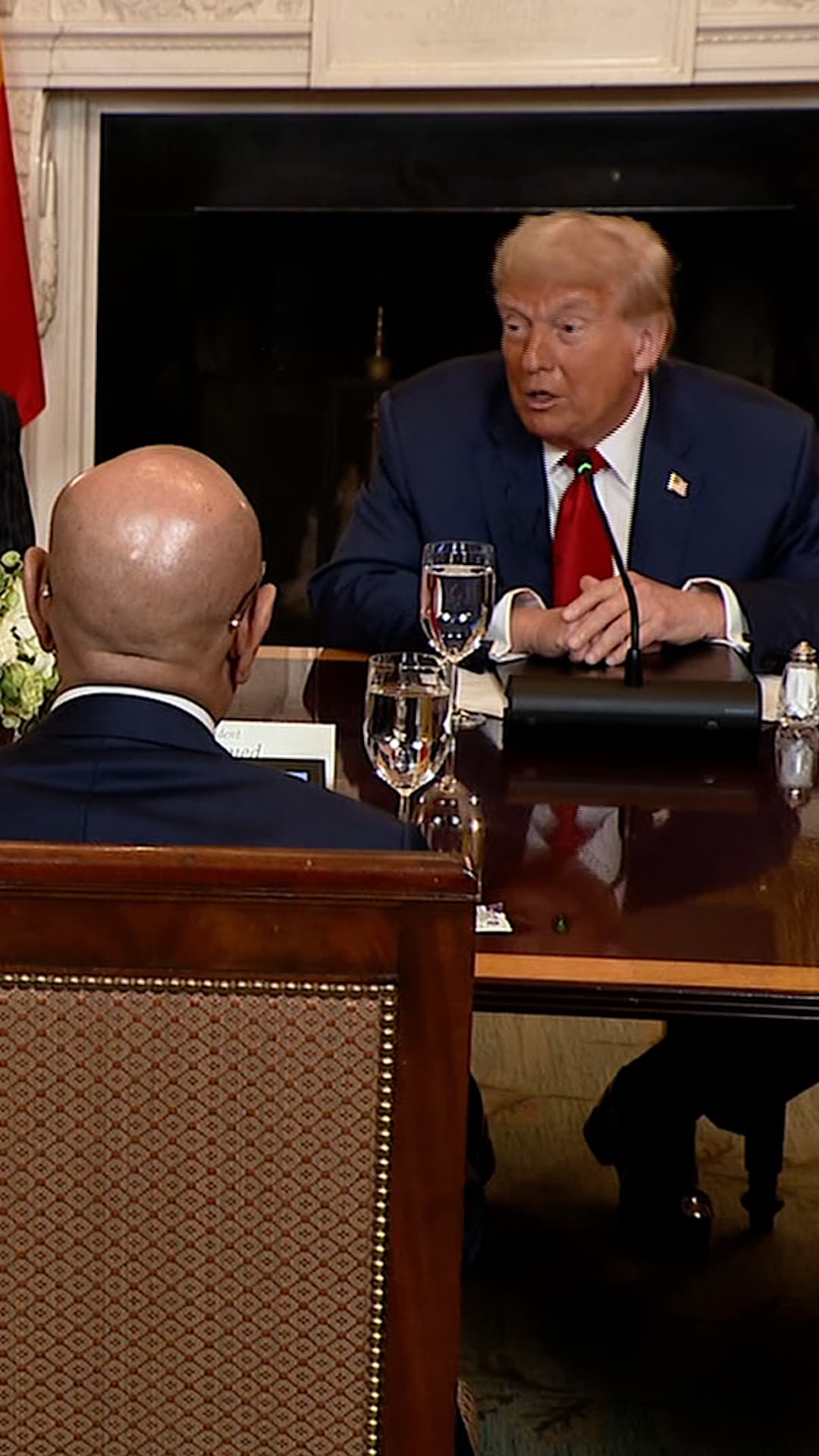Trump elogia el dominio del inglés del presidente de Liberia: es el idioma oficial de ese país