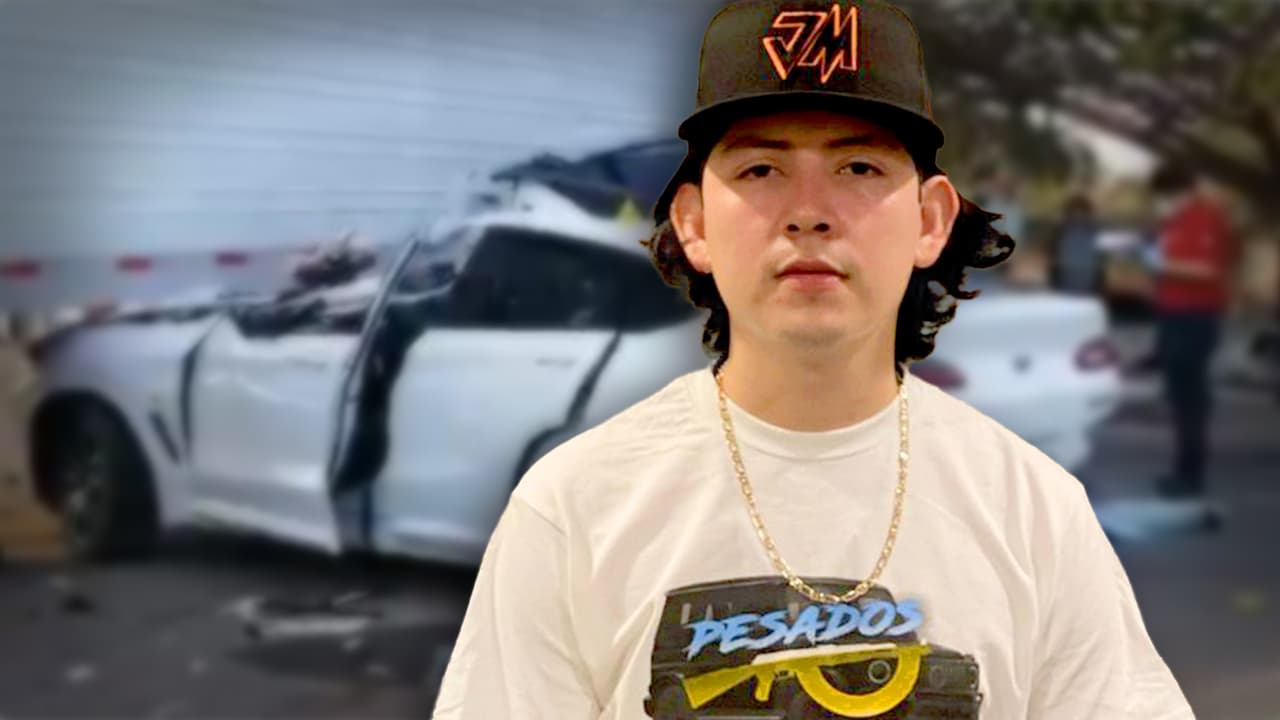 Imágenes fuertes: así quedó la camioneta de El Pantera de Culiacán tras el fatal choque