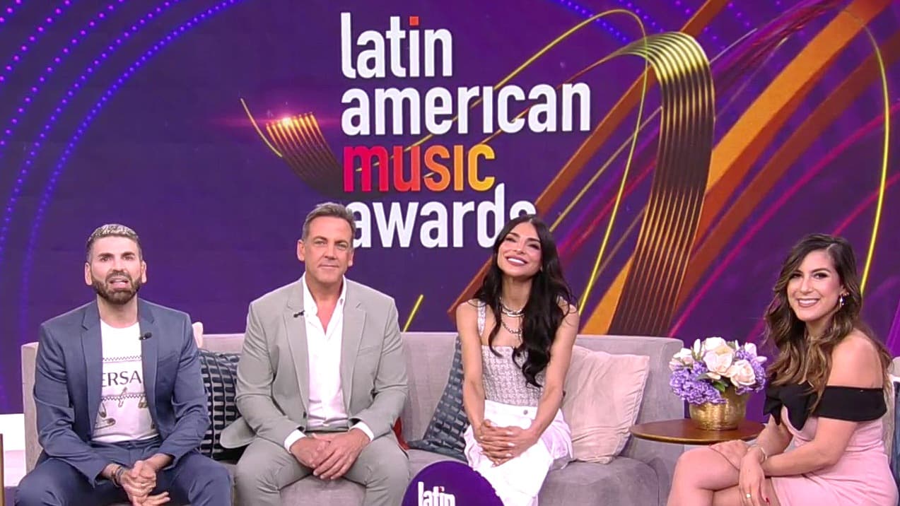 Alejandra Espinoza y Carlos Ponce emocionados de conducir con Thalía los Latin American Music Awards