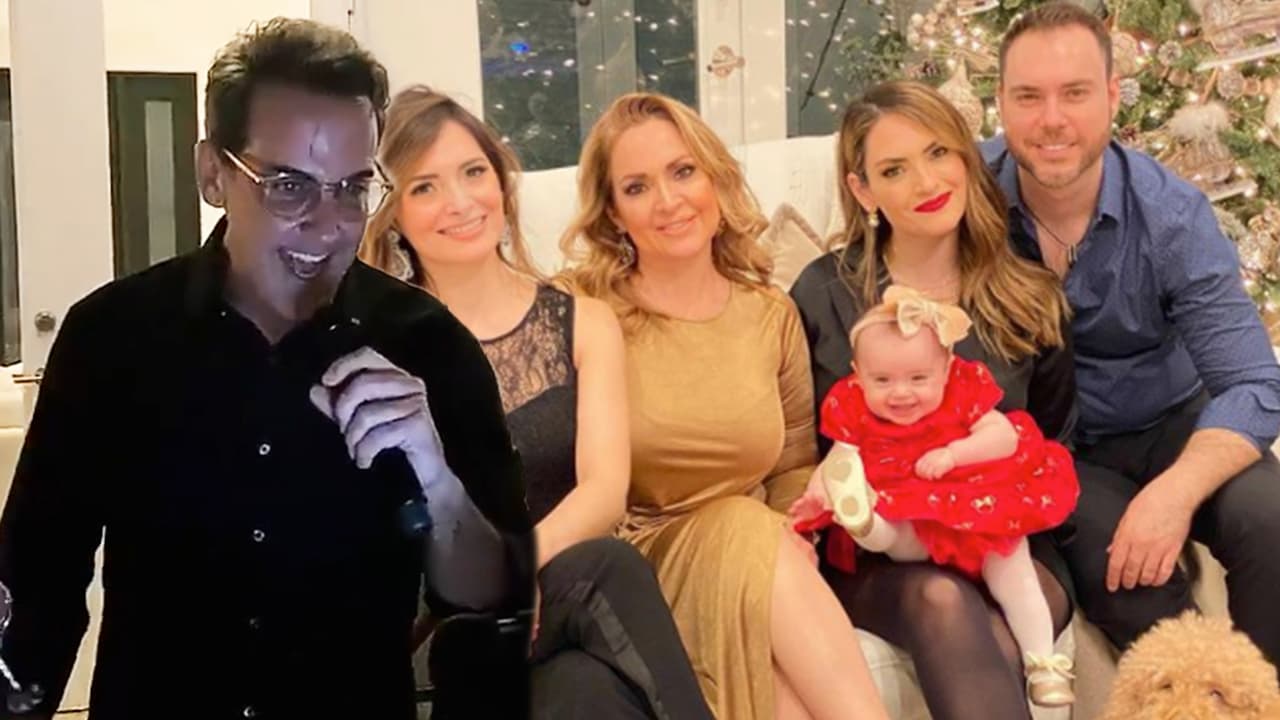 Con Carlos Ponce cantando como Chespirito, Michelle Galván vive junto a Megan su primer Año Nuevo