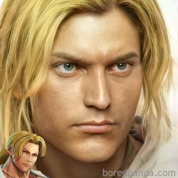 <b>Vega</b>
<br>Se trata del personaje ficticio de los videojuegos Street Fighter, de Capcom, el cual el artista digital escogió para hacer su versión realista.