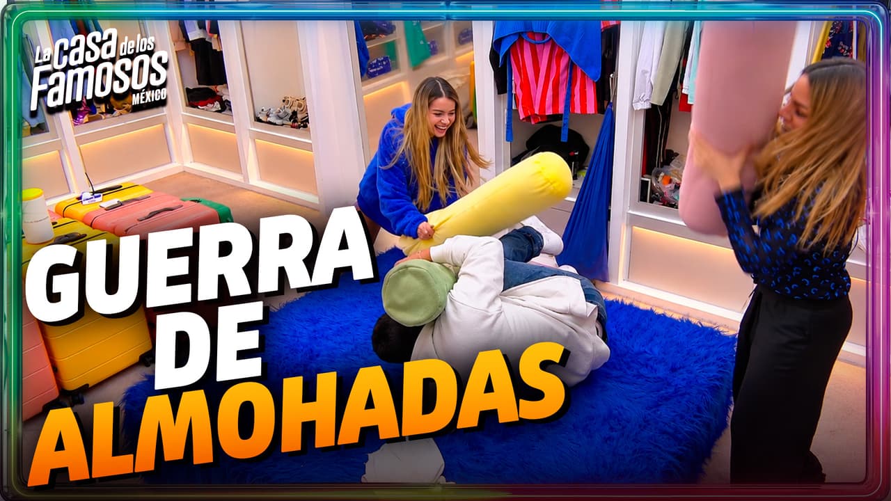 ¡GUERRA DE ALMOHADAS! Ese Pérez, Gema y Brianda se ALOCAN en plena madrugada