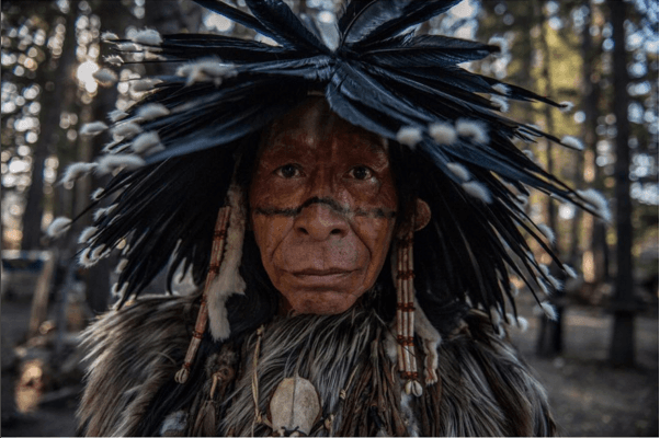 Estas por ejemplo, son algunas de las fotos que se tomaron en las locaciones de 'The Revenant', una de las cintas que más retos le ha representado por lo extremoso del clima.