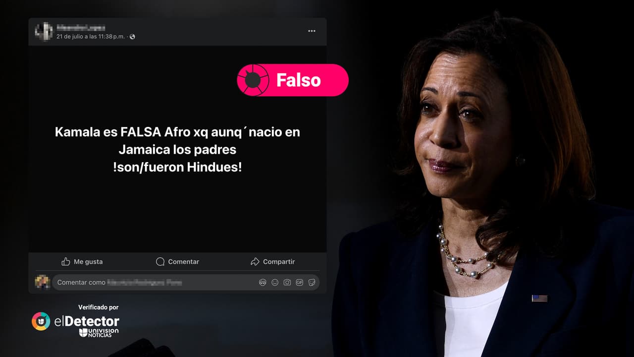 Es falso que la vicepresidenta Kamala Harris no nació en EEUU: se trata de una narrativa desinformante
