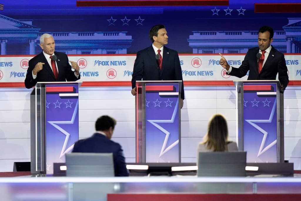 El "elefante" Trump, la explicación de Pence y otros momentos del primer debate republicano