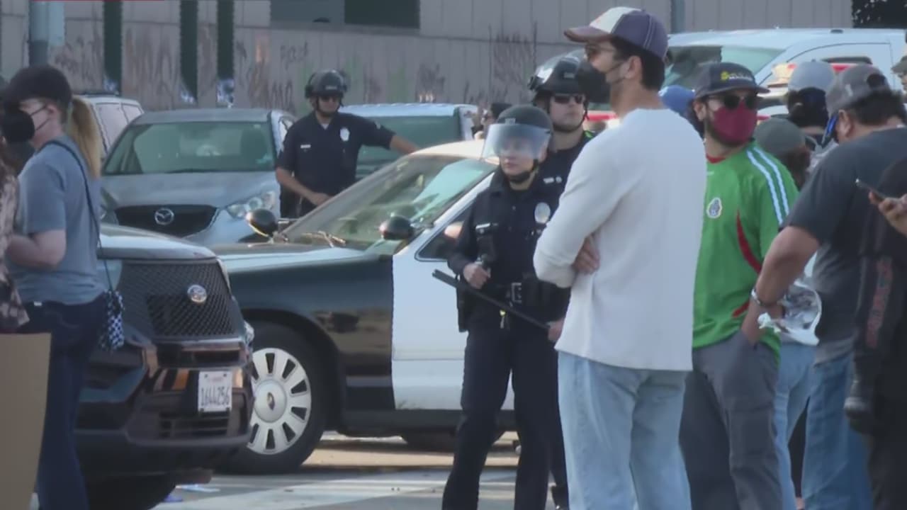 Tensión en Los Ángeles tras el caos desatado en medio de protestas por operativos migratorios
