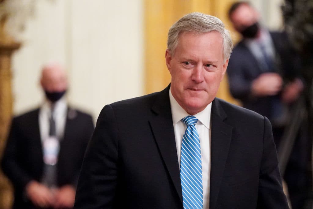 <b>Mark Meadows, jefe de gabinete de la Casa Blanca:</b> el excongresista tuvo tres entrevistas en la que no solo hizo campaña a favor de su jefe, sino de Madison Cawthorn, quien aspiraba al escaño que él dejó vancante en el Congreso al irse a la Casa Blanca.