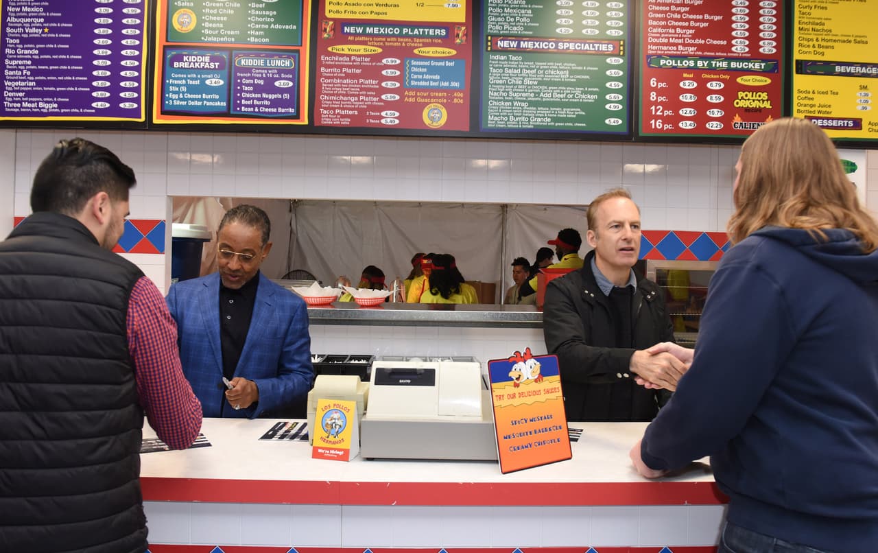Los Pollos Hermanos abrió en Austin, Texas durante South By South West. Los actores de Better Call Saul Bob Odenkirk (Saul Goodman) y Giancarlo Esposito (Gus Fring) dieron autógrafos en el restaurante.