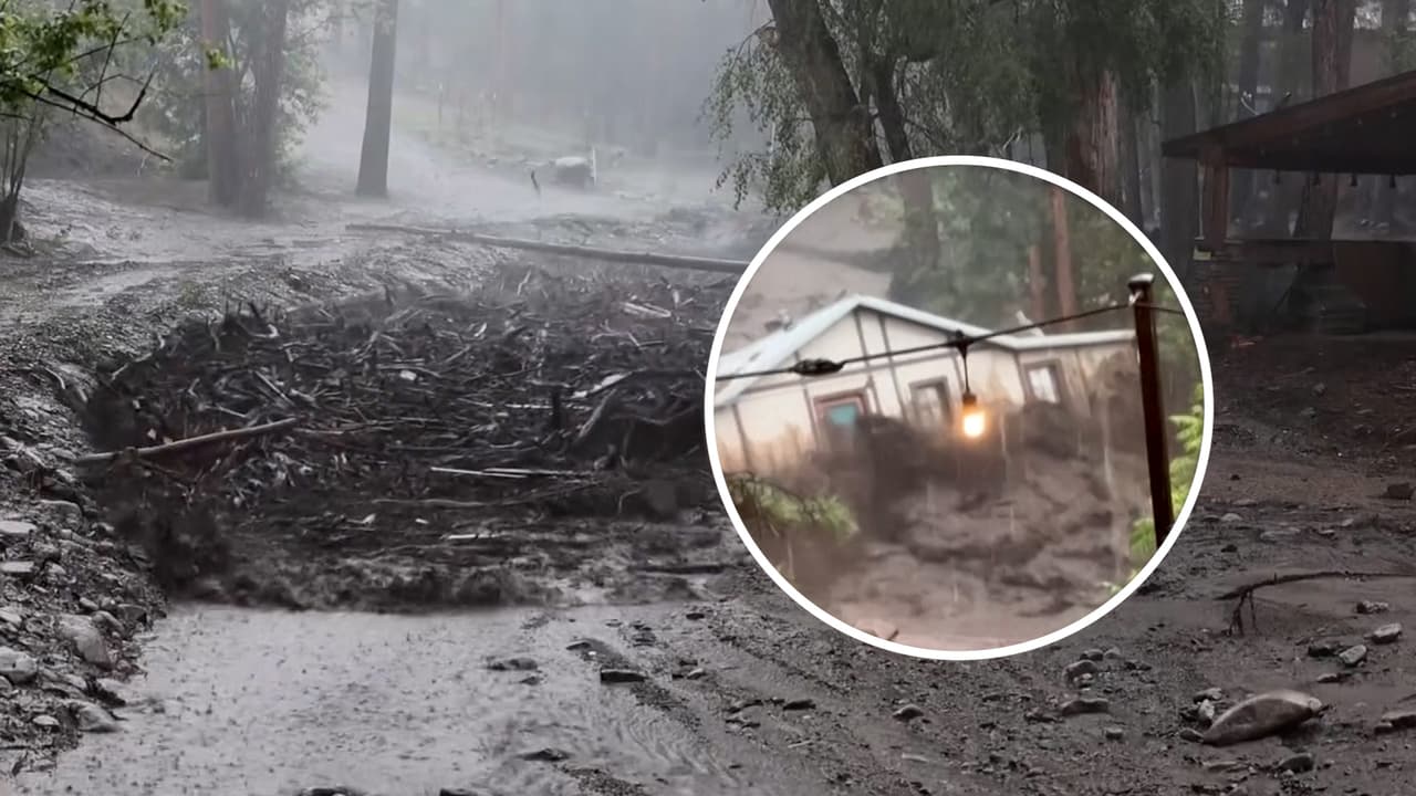 Casas arrasadas y caminos convertidos en ríos: así golpearon las inundaciones en Nuevo México