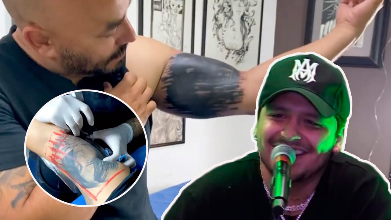 “Cada quien hace lo que quiera con su puerco”: Christian Nodal habla del tatuaje de Lupillo Rivera y muestra lo enamorado que está de Belinda